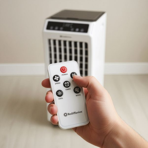 Rediffusion 4-in-1 Digital Fan, Air Cooler, Humidifier & Purifier