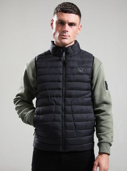 Marshall Artist Oakdale Bubble Vest Black