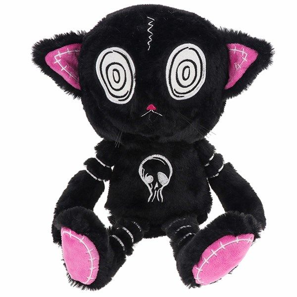 Gus Fink Plushie Pal Hypno Cat Black