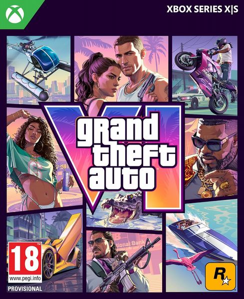Xbox Series SX Grand Theft Auto VI Box with Digital Code - Pre-Order Now!