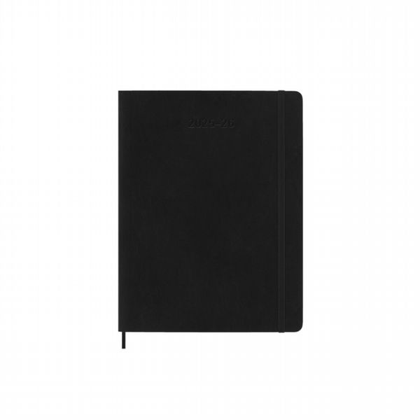 Moleskine 2026 18-Month Weekly XL Softcover Notebook: Black