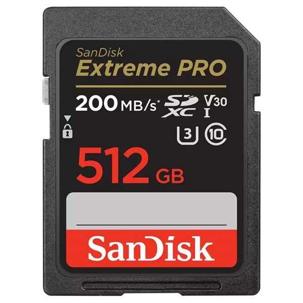 SanDisk Extreme Pro SDXC 512GB UHS-1 200MB/s